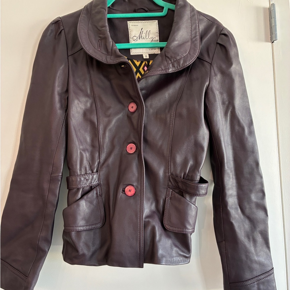 Milly Leather Jacket